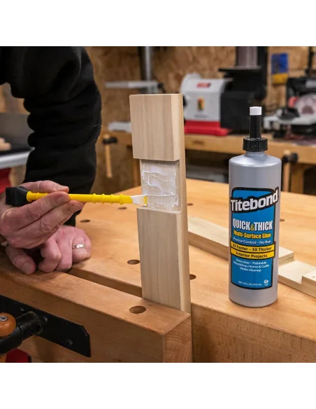 Titebond Quick & Thick Wood Glue - 473ml 🪚 Premium Woodworking Equipment | JetTools.bg
