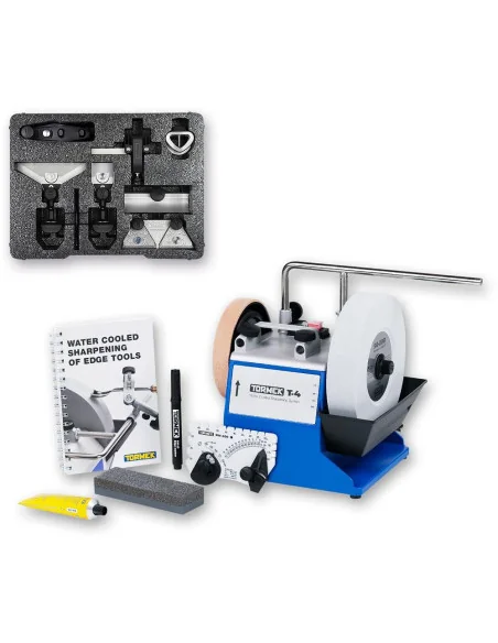 Tormek T-4 Original Sharpening System With HTK-906 Hand Tool Kit 🪚 Premium Woodworking Equipment | JetTools.bg
