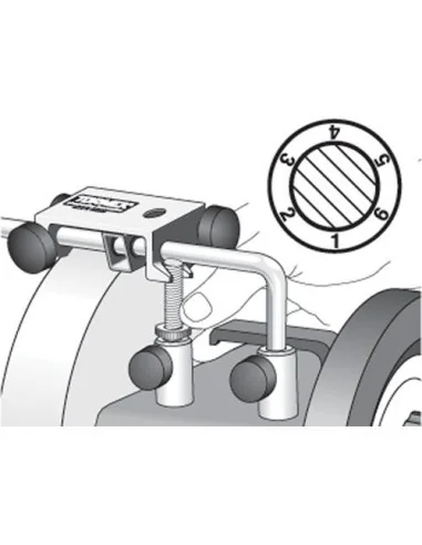 Tormek TT-50 Diamond Truing Device with Screw Feed 🪚 Premium Woodworking Equipment | JetTools.bg