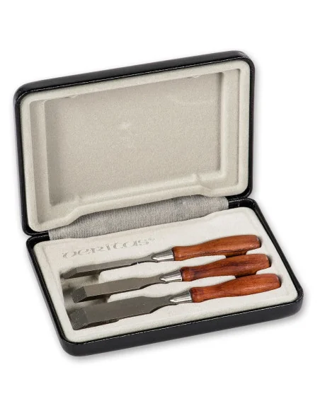 Veritas 3 Piece Miniature Chisel Set 🪚 Премиум оборудване за дървообработка | JetTools.bg