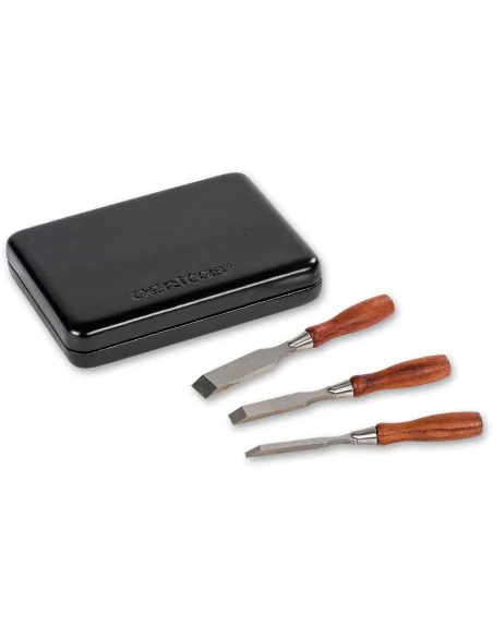 Veritas 3 Piece Miniature Chisel Set 🪚 Премиум оборудване за дървообработка | JetTools.bg