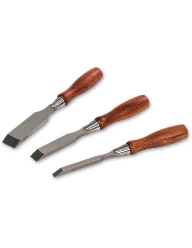 Veritas 3 Piece Miniature Chisel Set 🪚 Премиум оборудване за дървообработка | JetTools.bg