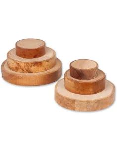 Woodturning Bowl Blank Platter - Pack of 6 🪚 Premium Woodworking Equipment | JetTools.bg