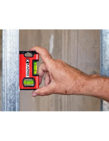 Kapro 771 TWIN™ Mini Level with Carabiner - 100mm (4") 🪚 Premium Woodworking Equipment | JetTools.bg