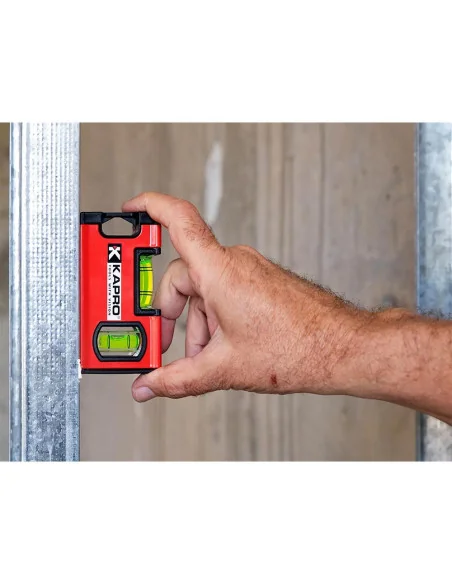 Kapro 771 TWIN™ Mini Level with Carabiner - 100mm (4") 🪚 Premium Woodworking Equipment | JetTools.bg