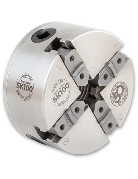 Axminster Woodturning Evolution SK100 Chuck - 3/4" x 16 Tpi *Outlet* 🪚 Premium Woodworking Equipment | JetTools.bg