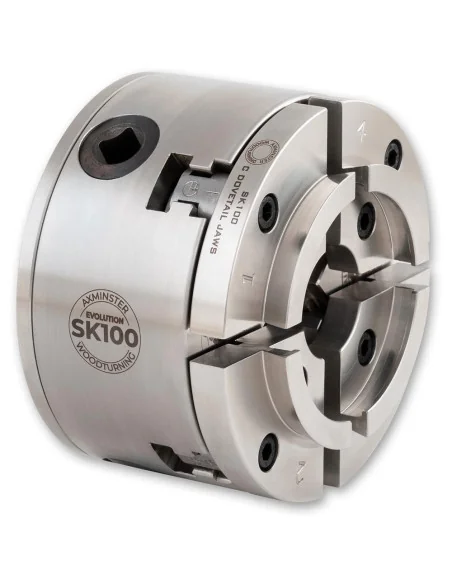 Axminster Woodturning Evolution SK100 Chuck M33 x 3.5mm Euro ASR Groove *Outlet* 🪚 Premium Woodworking Equipment | JetTools.bg