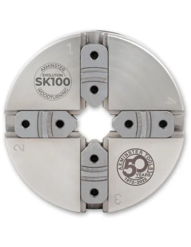 Axminster Woodturning Evolution SK100 Chuck M33 x 3.5mm Euro ASR Groove *Outlet* 🪚 Premium Woodworking Equipment | JetTools.bg