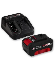 Einhell Power X-Change Li-ion Battery & Charger Kit 18V 4.0Ah 🪚 Премиум оборудване за дървообработка | JetTools.bg