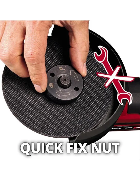 Einhell TP-AG 18/125 CE Q Li Pro Angle Grinder 18V (Body Only) 🪚 Премиум оборудване за дървообработка | JetTools.bg