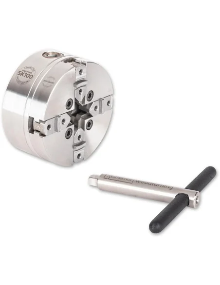 Axminster Woodturning Discovery SK100 Chuck & Backplate 🪚 Premium Woodworking Equipment | JetTools.bg