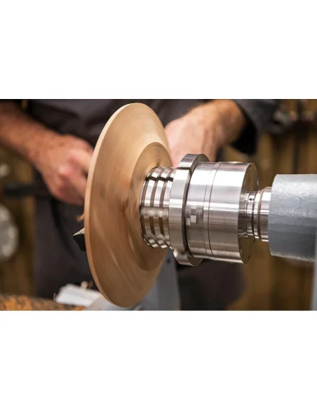 Axminster Woodturning Discovery SK100 Chuck & Backplate 🪚 Premium Woodworking Equipment | JetTools.bg
