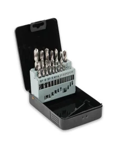 Axminster Workshop 19 Piece High Speed Steel Ground Drill Bit Set 🪚 Premium Woodworking Equipment | JetTools.bg